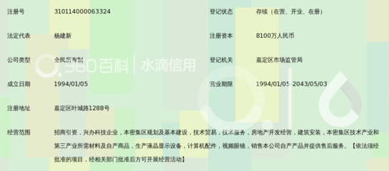 上海嘉定高科技园区发展总公司